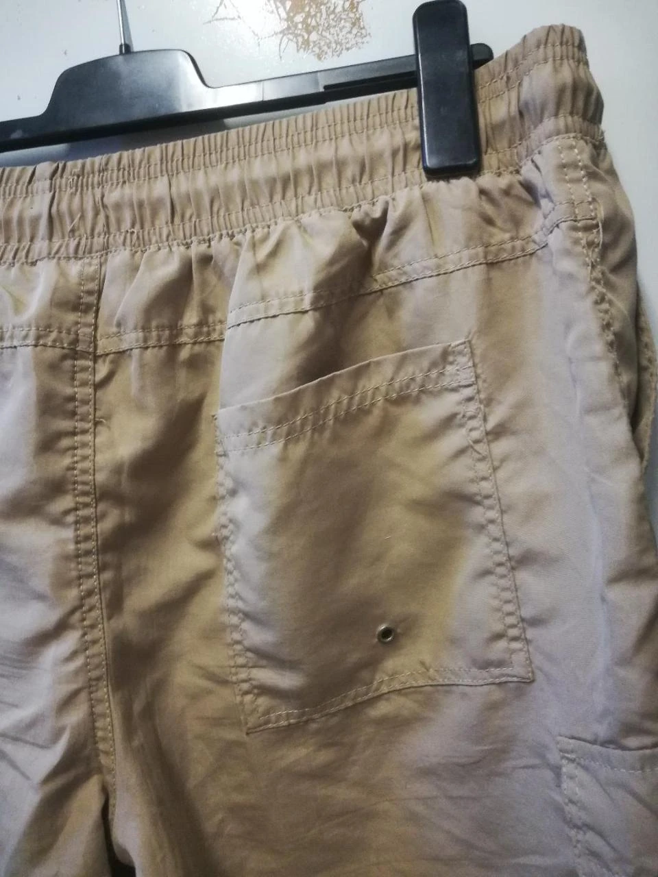 Bermudas (largo 60 cm) elástico Ecru/Sable etiqueta T.XL – photo 11